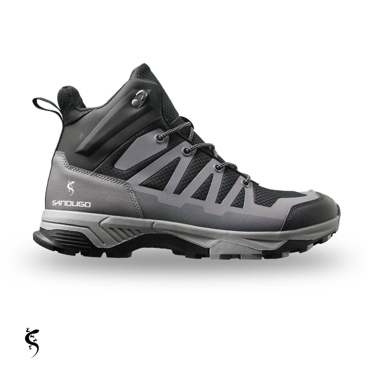 Sandugo Rinjani Mid-Cut Hiking Shoes - Durable Outdoor Footwear for Tr