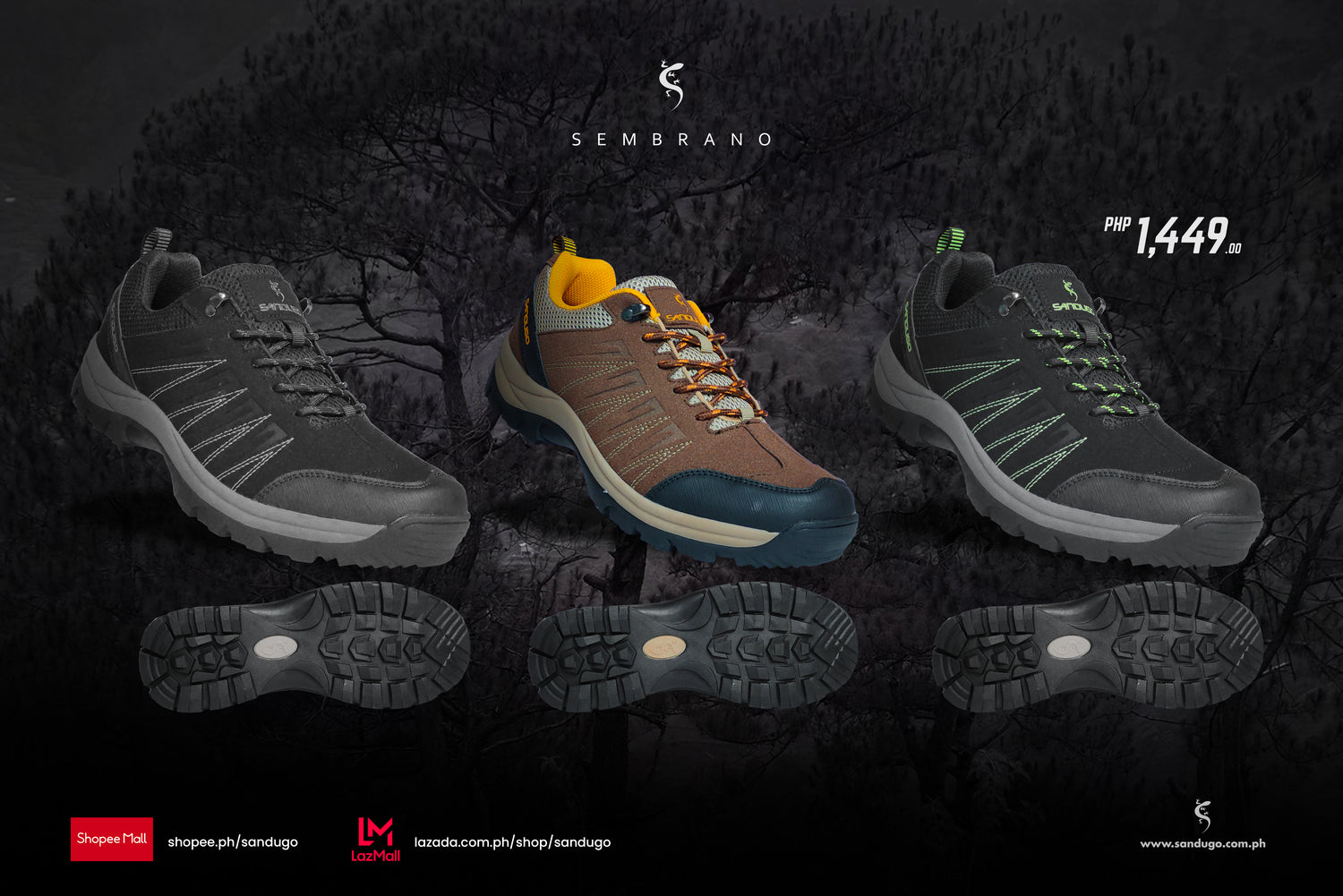 Sandugo trail shoes Clearance